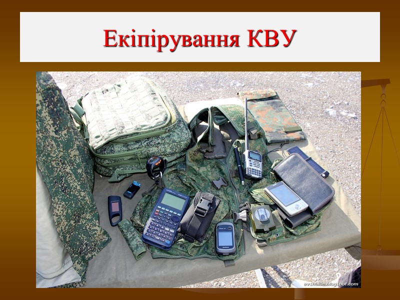 Екіпірування КВУ